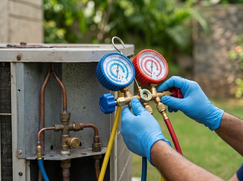 AC PCB repair and gas refilling service – BaluaFix certified expert Vadodara
